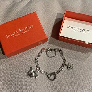 James Avery Sterling Silver Charm Bracelet